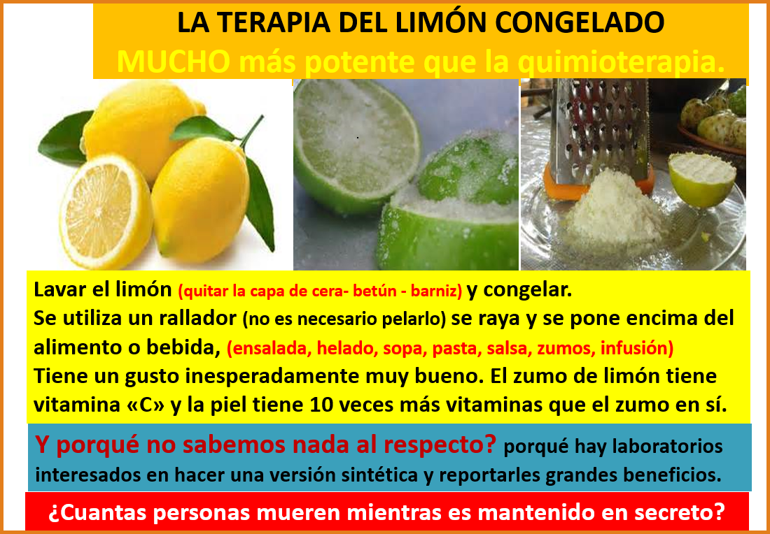 Terapia del limón congelado